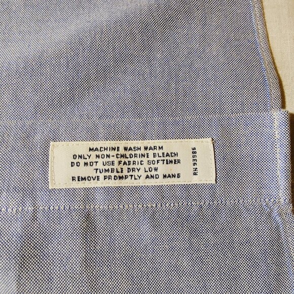 Brooks Brothers 1818 Slim Fit Long Sleeve Dress Shirt 15 1/2-35 - Picture 5 of 9